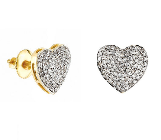Heart Shape Diamond Earring
